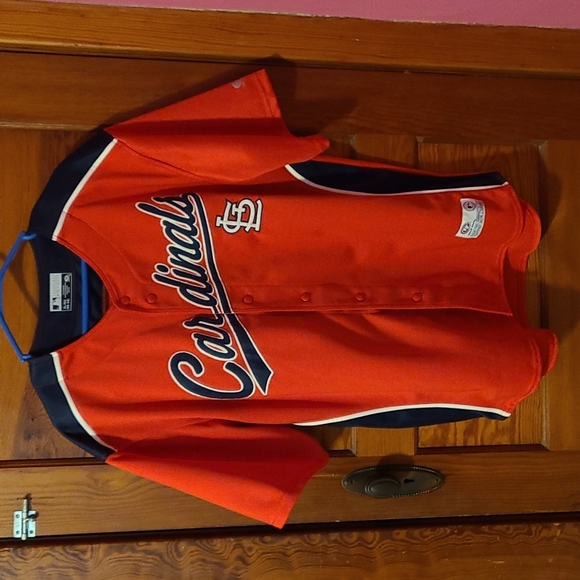 Men's St. Louis Cardinal's True Fan Jersey Sz XL - Picture 1 of 5